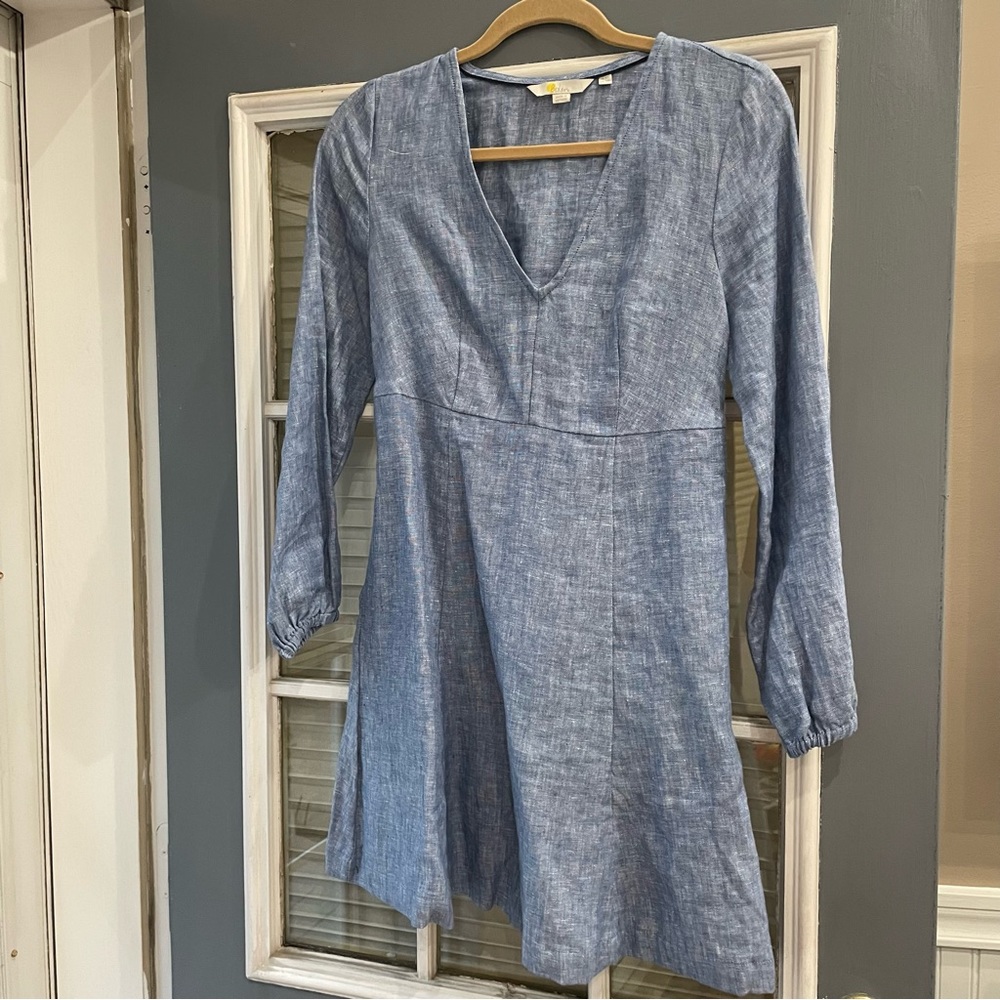 Boden long sleeve mini dress